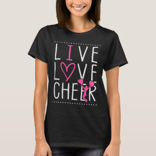 Funny Cheerleading Girls Women Cheer Mom Cheerlead T-Shirt