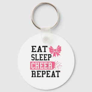 Funny Cheerleading Girls Women Cheer Mom Keychain