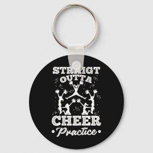 Funny Cheerleading Graphic For Cheer Girl Women Ch Keychain