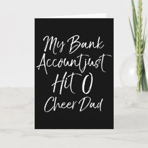 Funny Cheerleading Joke My Nk Account Just Hit 0 C Card