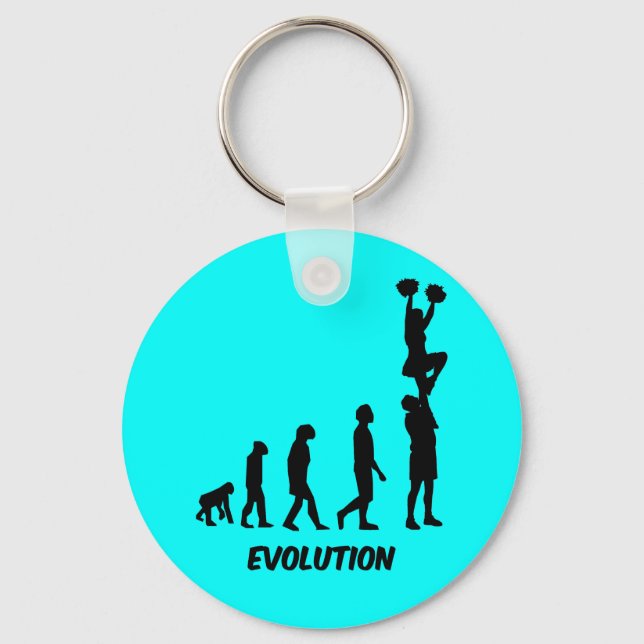 Funny cheerleading keychain (Front)
