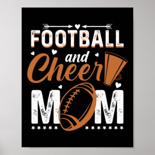 Funny Cheerleading Mom Footll And Cheer Mom _2 Poster