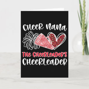 Funny Cheerleading Nana Grandma For Mother's Day B Card