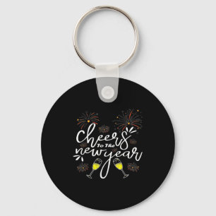 Funny Cheers To The New Year Countdown New Year Keychain