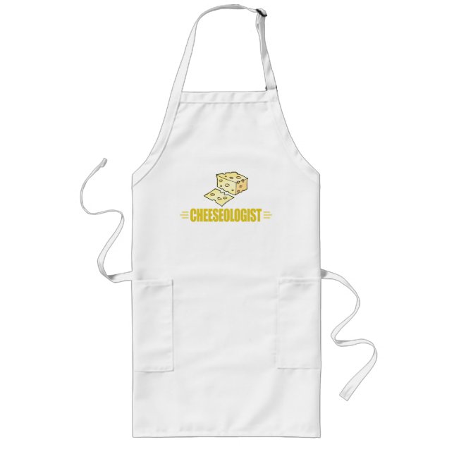 Funny Cheese Lover Long Apron (Front)