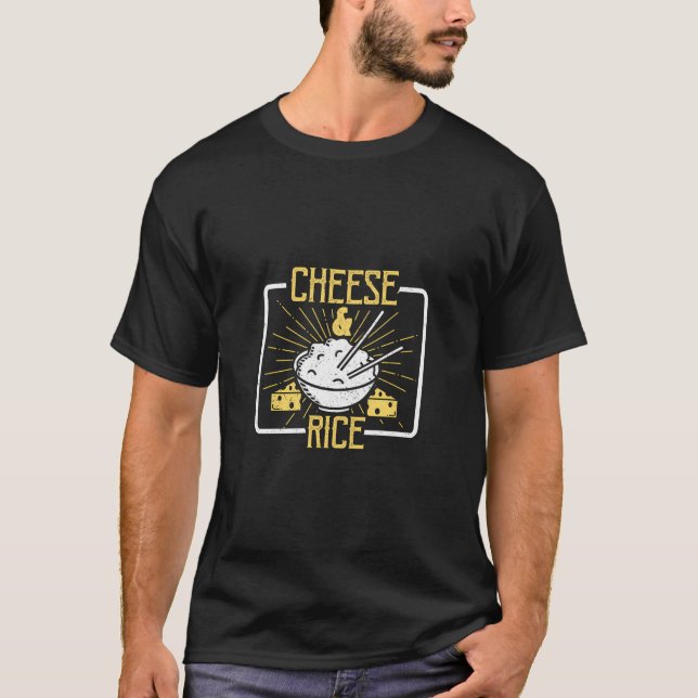 Funny Cheese Rice T-Shirt (Front)