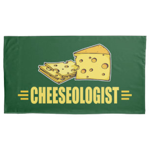 Funny CHEESEOLOGIST Cheese Making Cheesehead Pillowcase