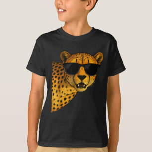 Funny Cheetah Art For Men Women Kids Animal Safari T-Shirt