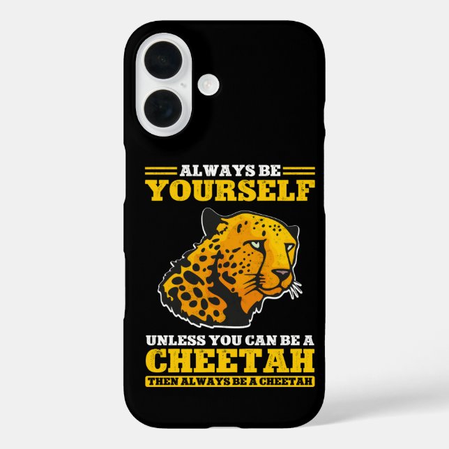 Funny Cheetah Safari zoologist Wildlife Leopard Case-Mate iPhone Case (Back)