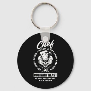 Funny Chef Amazing Culinary Beast Chef Cook Cookin Keychain