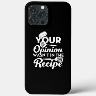 Funny Chef Art Men Women Cook Pastry Chef Cooking iPhone 13 Pro Max Case
