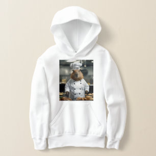Funny Chef Capybara, Kids Hoodie