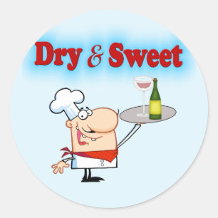 Funny Chef Classic Round Sticker