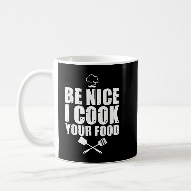 Funny Chef For Men Women Cook Pastry Chef Culinary Coffee Mug (Left)