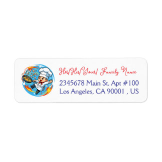 Funny Chef Mascot