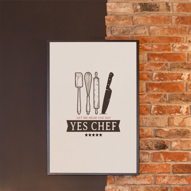 Funny chef qoutes  poster (Creator Uploaded)