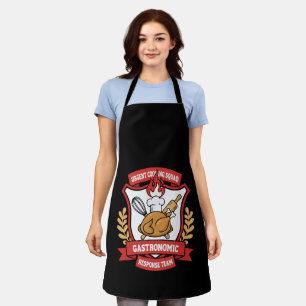 Funny Chef Urgent Cooking Squad Gastronomic Team Apron