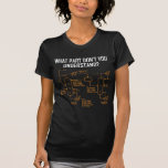 Funny Chemical Engineer - Chemical Engineering T-Shirt<br><div class="desc">This Funny Chemical Engineer Shirt - Chemical Engineering T-shirt is a chemical engineer gifts as funny chemical engineer gifts,  chemical engineer tshirt for Teacher or Technicians.</div>