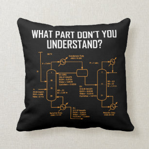 Funny Chemical Engineer - Chemical Engineering Throw Pillow