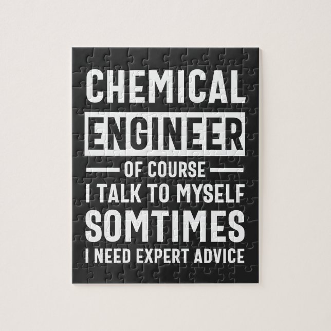 Funny Chemical Engineer Gift Jigsaw Puzzle (Vertical)