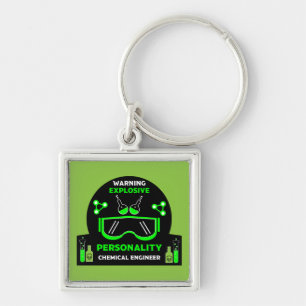 Funny Chemical Engineer Gifts Keychain