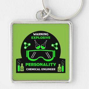 Funny Chemical Engineer Gifts Keychain