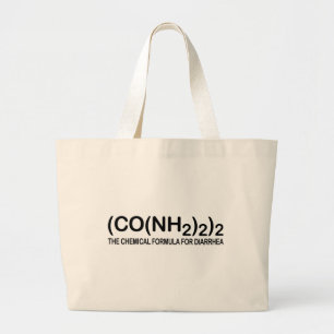 Funny Chemical Formula for Diarrhea Tote Bag