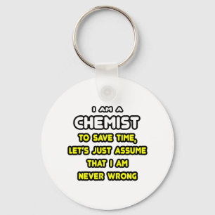 Funny Chemist T-Shirts and Gifts Keychain