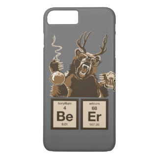 Funny chemistry bear discovered beer iPhone 8 plus/7 plus case