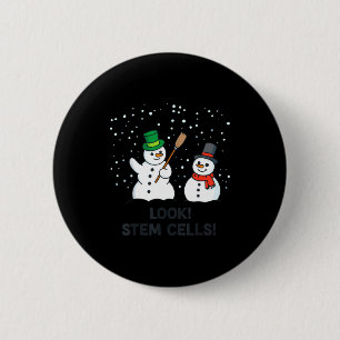Funny Chemistry Christmas Science Teacher Look Ste 2 Inch Round Button