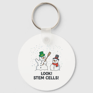 Funny Chemistry Christmas Science Teacher Look Ste Keychain