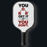 Funny Chemistry Gag Science Teacher Pickleball Paddle<br><div class="desc">Cute and funny chemistry button to treat yourself or as a gift for your favorite scientist,  chemistry teacher or graduate. The saying on this pickleball paddle is just a cool joke for the scientists out there. Perfect for geeks or chemistry teachers</div>