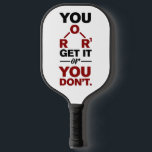 Funny Chemistry Gag Science Teacher Pickleball Paddle<br><div class="desc">Cute and funny chemistry button to treat yourself or as a gift for your favorite scientist,  chemistry teacher or graduate. The saying on this pickleball paddle is just a cool joke for the scientists out there. Perfect for geeks or chemistry teachers</div>