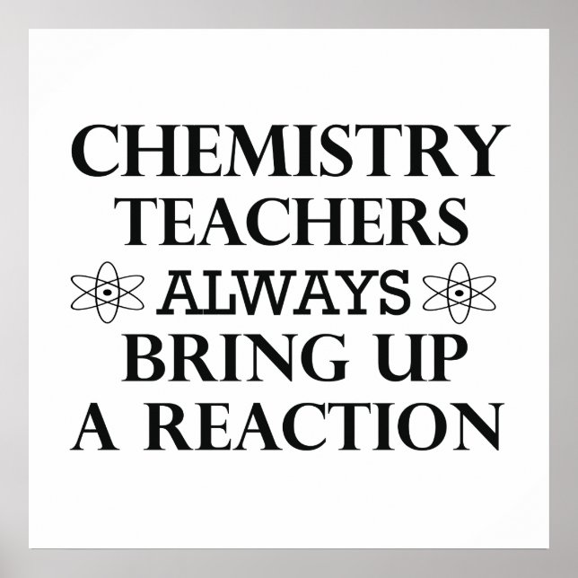 funny chemistry poster (Front)