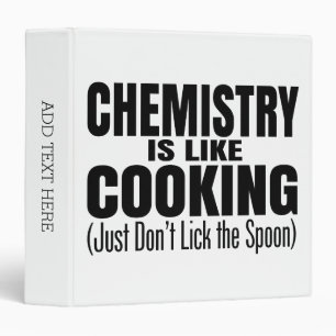Funny Chemistry Teacher Quote Binder