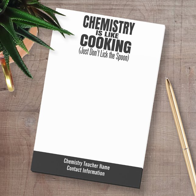 Funny Chemistry Teacher Quote Post-it Notes (Creator Uploaded)