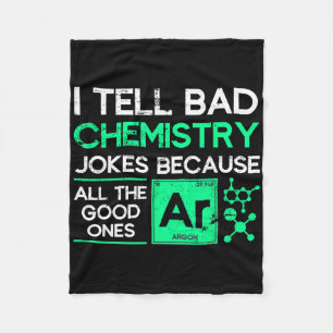 Funny Chemistry Teacher Science Gift Chemistry Fleece Blanket