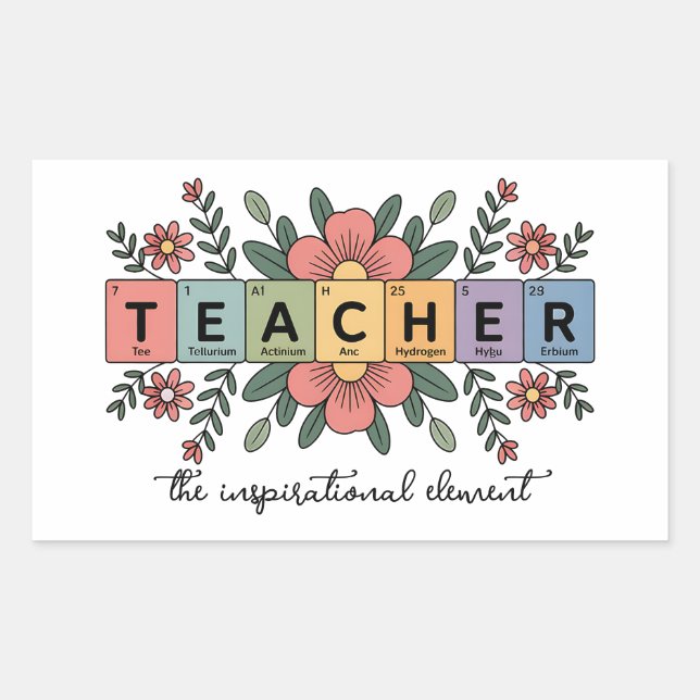 Funny Chemistry Teacher | Science Lover  Sticker (Front)