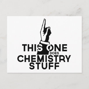 Funny Chemistry - Vintage This One Does Chemistry Postcard