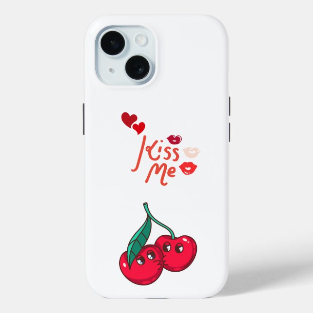 Funny Cherries in Love. Case-Mate iPhone Case (Back)