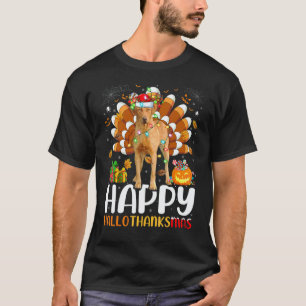 Funny Chesapeake Bay Retriever Dog Happy Hallotha T-Shirt