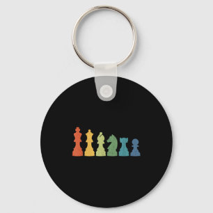 Funny Chess Eces Board Game Lover Player Themed Ch Keychain