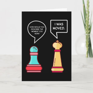 Funny Chess figures Card