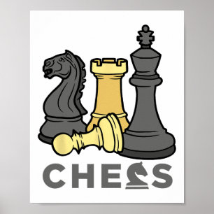 Funny Chess For Chess Lover Kids Boys Girls Cool P Poster