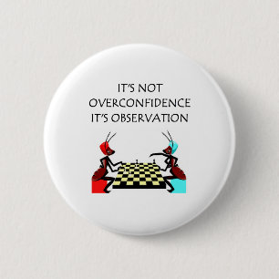 funny chess joke 2 inch round button