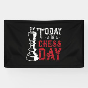 Funny Chess King Castling Design Banner