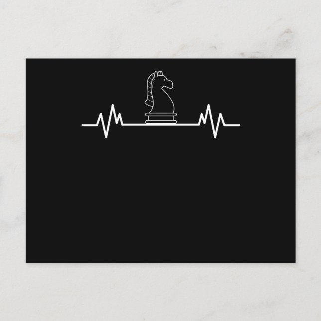 Funny Chess Piece Chess Player Fun Chess Game Gift Postcard (Front)
