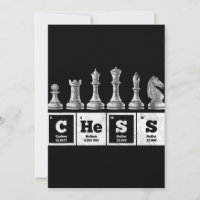 funny chess player geek periodic system chemistry