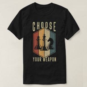 Funny Chess Player Strategy Design T-Shirt