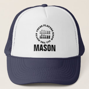 Funny Chess Players Know All the Moves Trucker Hat